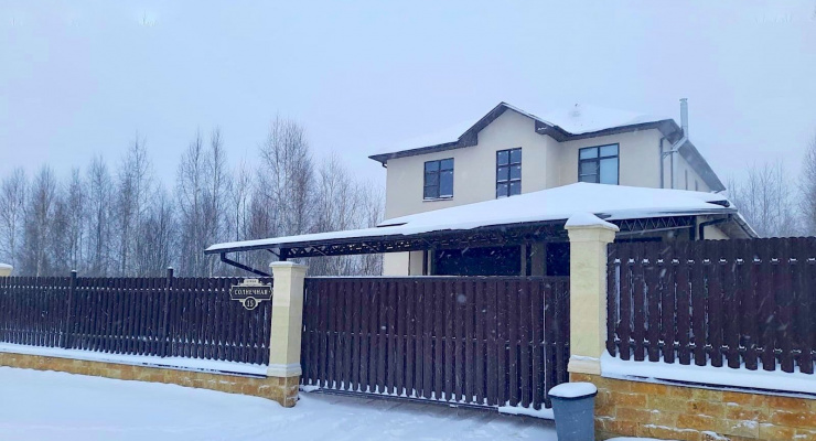 Дом из ЛСТК с гаражом: 200м²