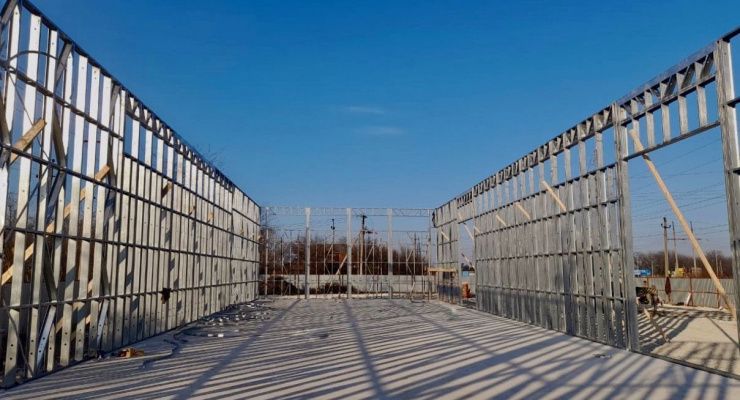 Ангар теплый из ЛСТК: 480м2