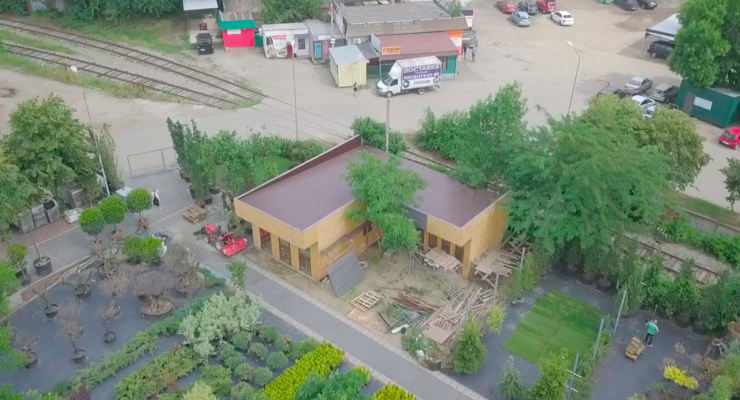 Монтаж офисного здания: 100м²