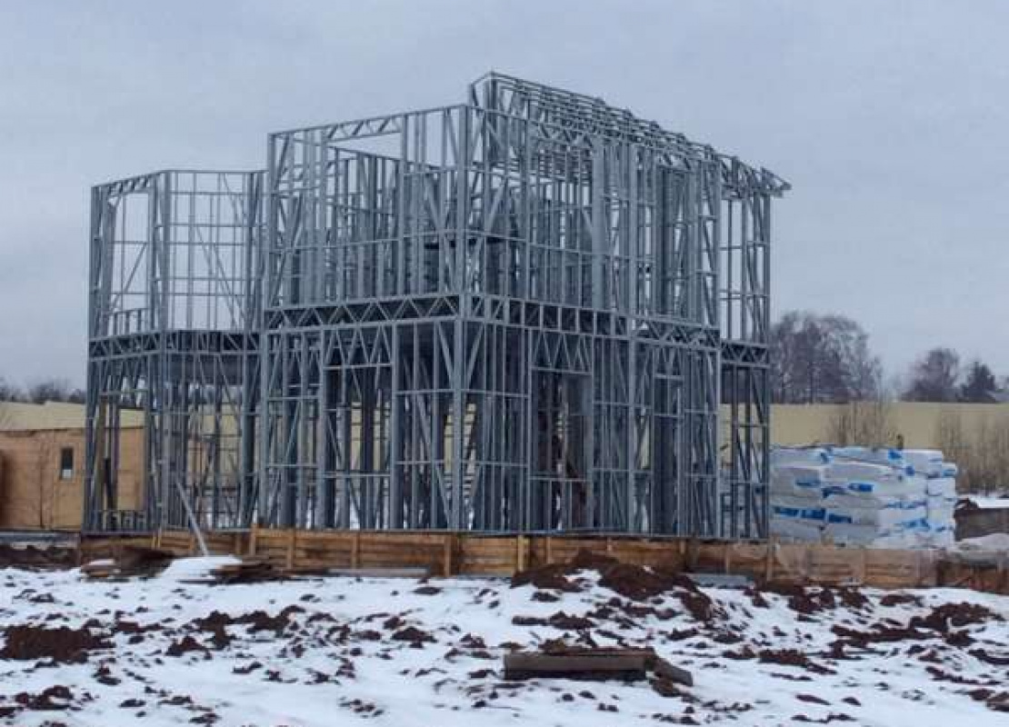 Завершено строительство каркасного дома в Московской области