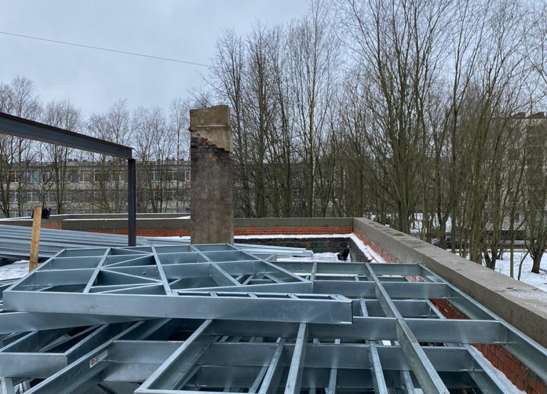 Реконструкция кровли в Санкт-Петербурге